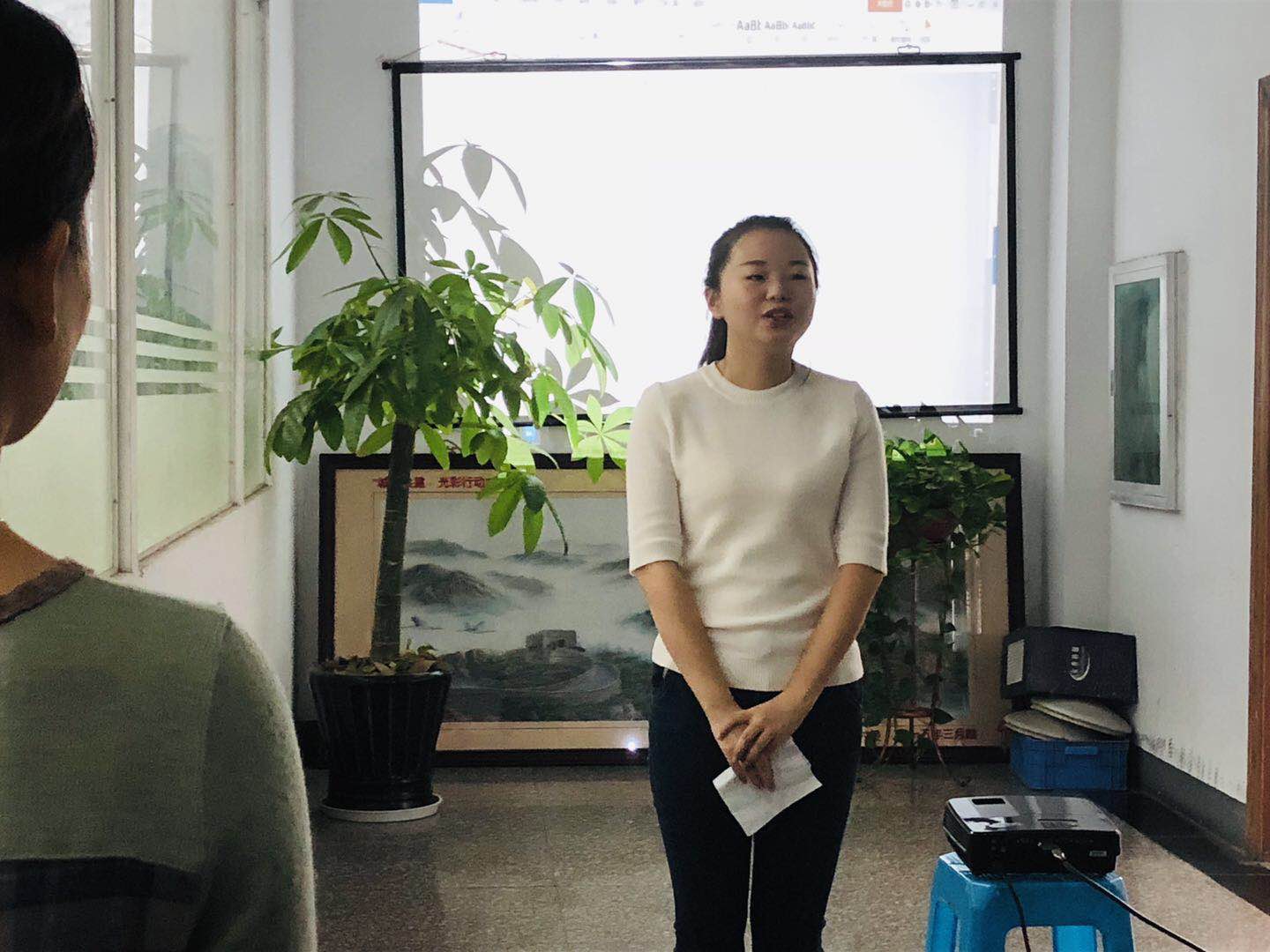 塑料托盤廠家每周早會(huì)，以飽滿的精神開(kāi)單！